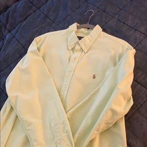 Ralph Lauren Mint Oxford Button Down